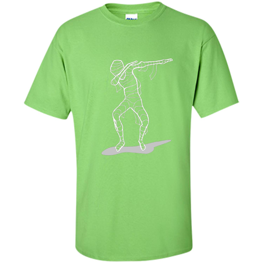 Dab Halloween T-shirt Hip Hop Dabbing Dancer T-shirt Lime