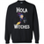 Hola Witches Halloween T-shirt Cute and Funny Witch