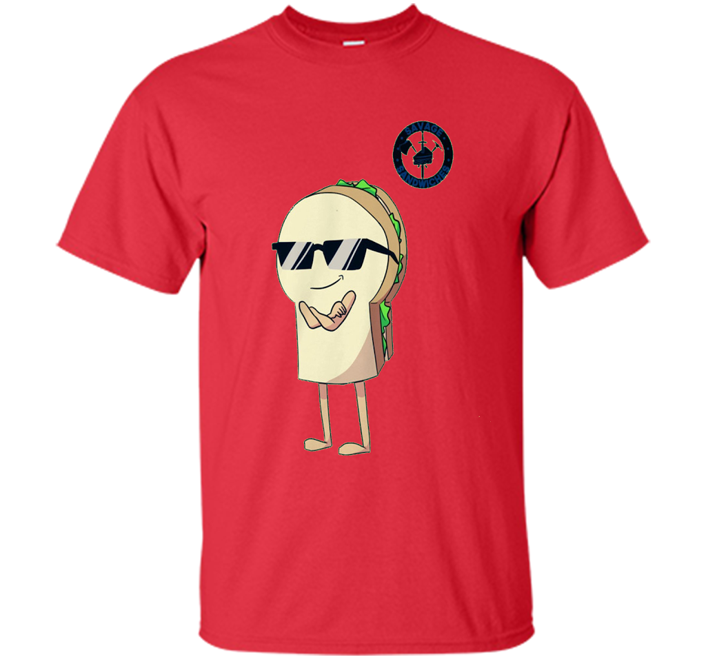 Savage Sandwich T-shirt Red