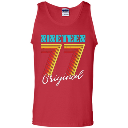 Original 1977 Birthday T-shirt Red