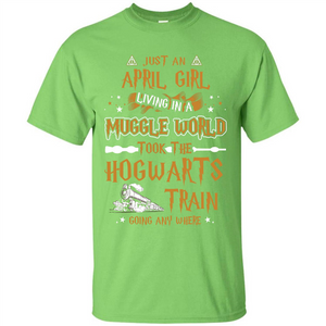 Harry Potter T-shirt Just An April Girl Living In A Muggle World