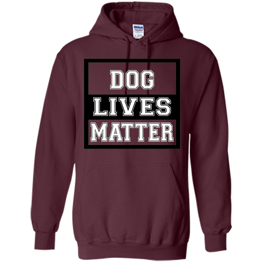 Dog Lives Matter Animal Rights Protest T-shirt Maroon
