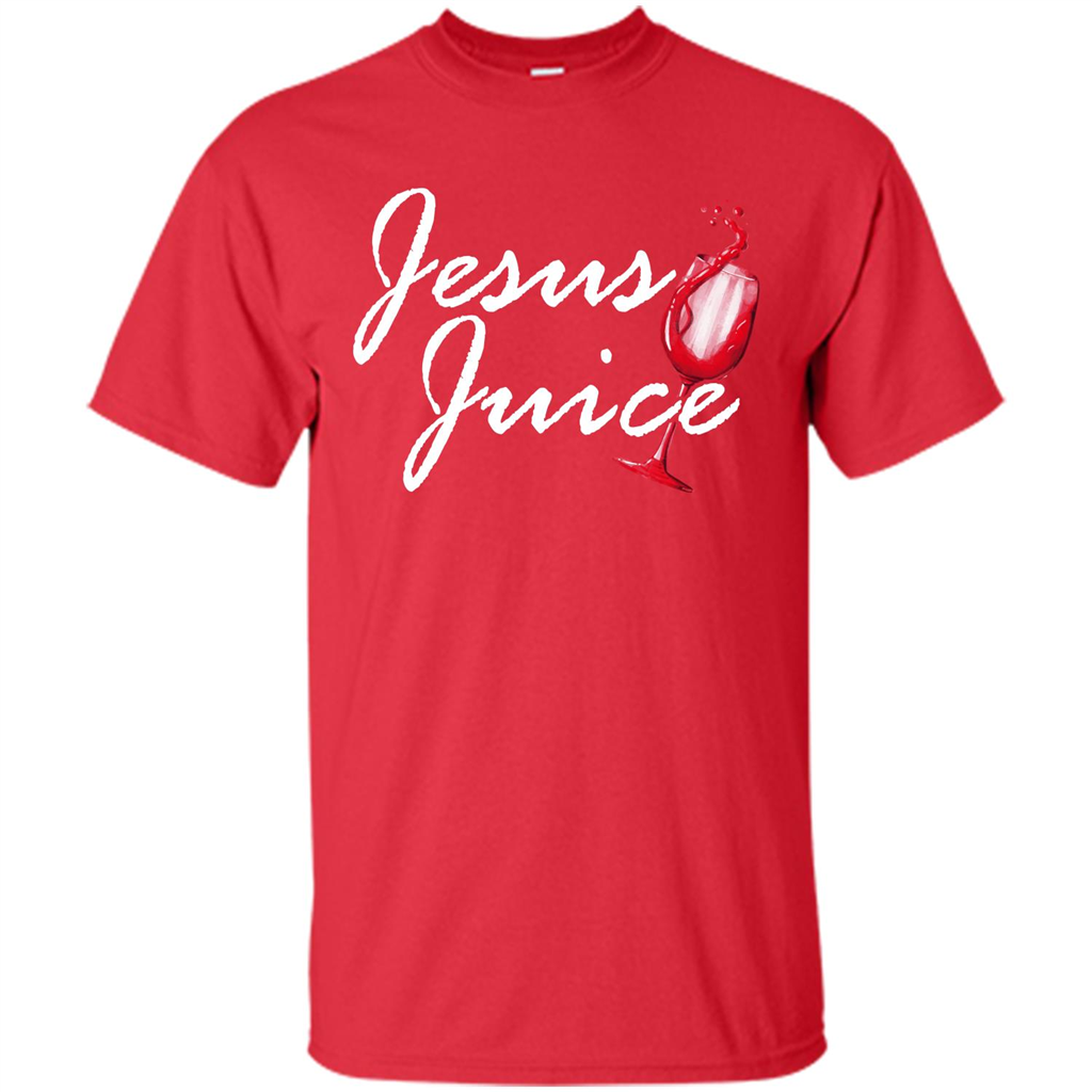 Wine T-shirt Jesus Juice Red
