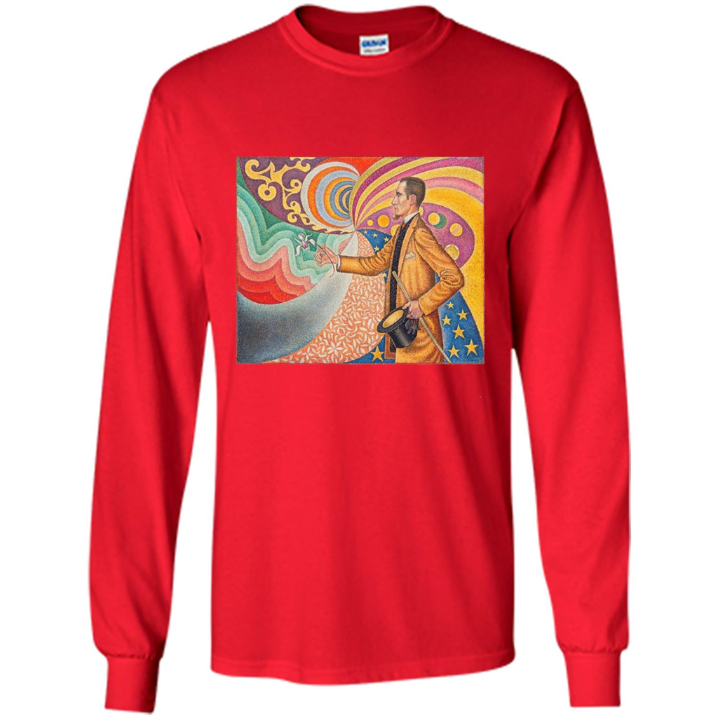 Portrait of Felix Feneon by Paul Signac T-shirt Red