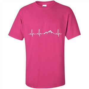 Mountain Lover T-shirt My Heart Beats For The Mountains