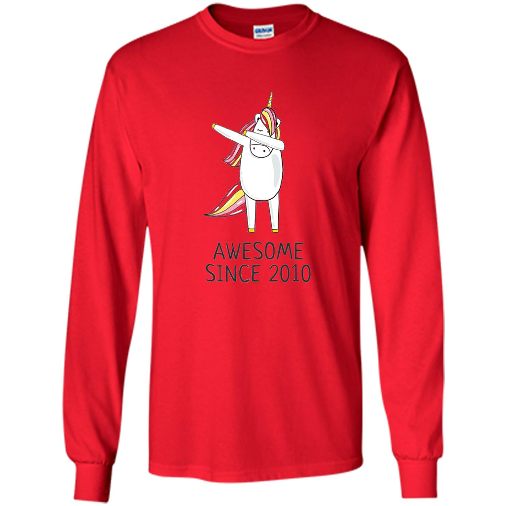 Awesome Since 2010 T-shirt Born In 2010 Red