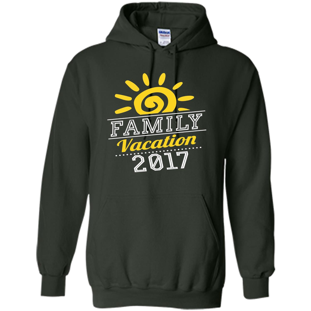Summer T-shirt Family Vacation 2017 T-shirt Forest Green
