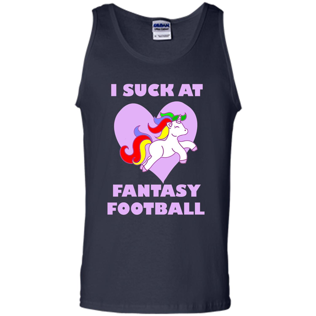 I Suck At Fantasy Football T-shirt Navy
