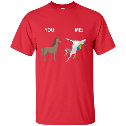 Cute Unicorn You And Me T-shirt Red