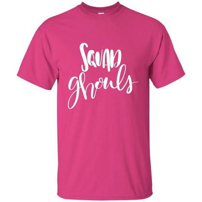 Squad Ghouls T-Shirt Halloween Funny Ghost Costume T-shirt Heliconia