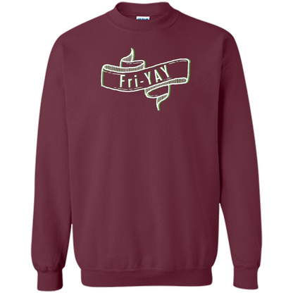 Fri-Yay - Friday T-shirt Maroon