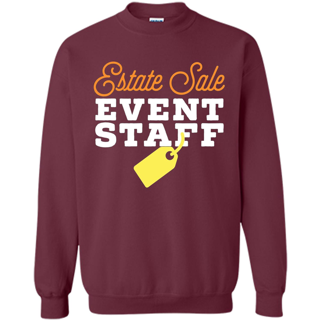 Estate Sale Event Staff T-shirt Maroon