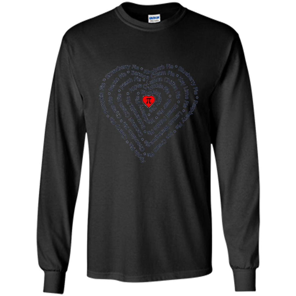 Love Math T-shirt I Love Pie Black