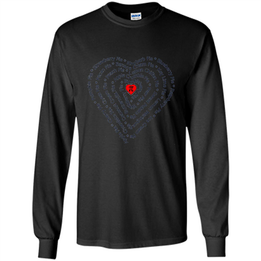 Love Math T-shirt I Love Pie Black