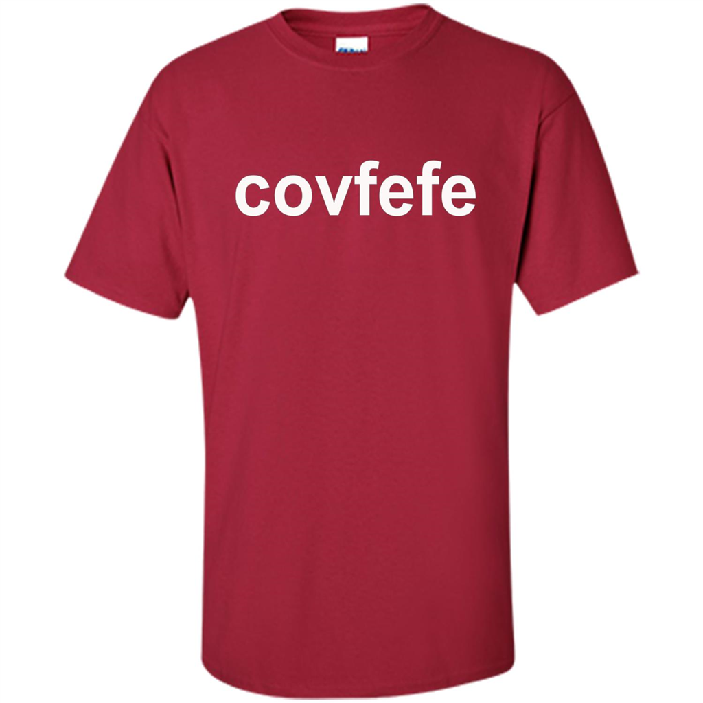 Trump Covfefe T Shirt Cardinal