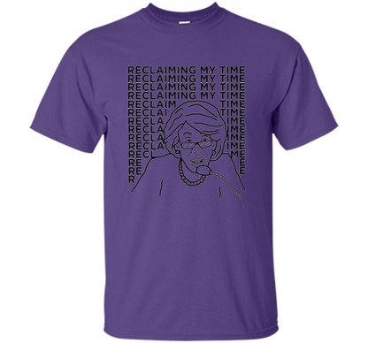 Reclaiming My Time T-shirt Purple