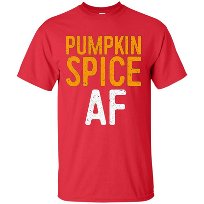 Pumpkin Spice AF T-shirt Red