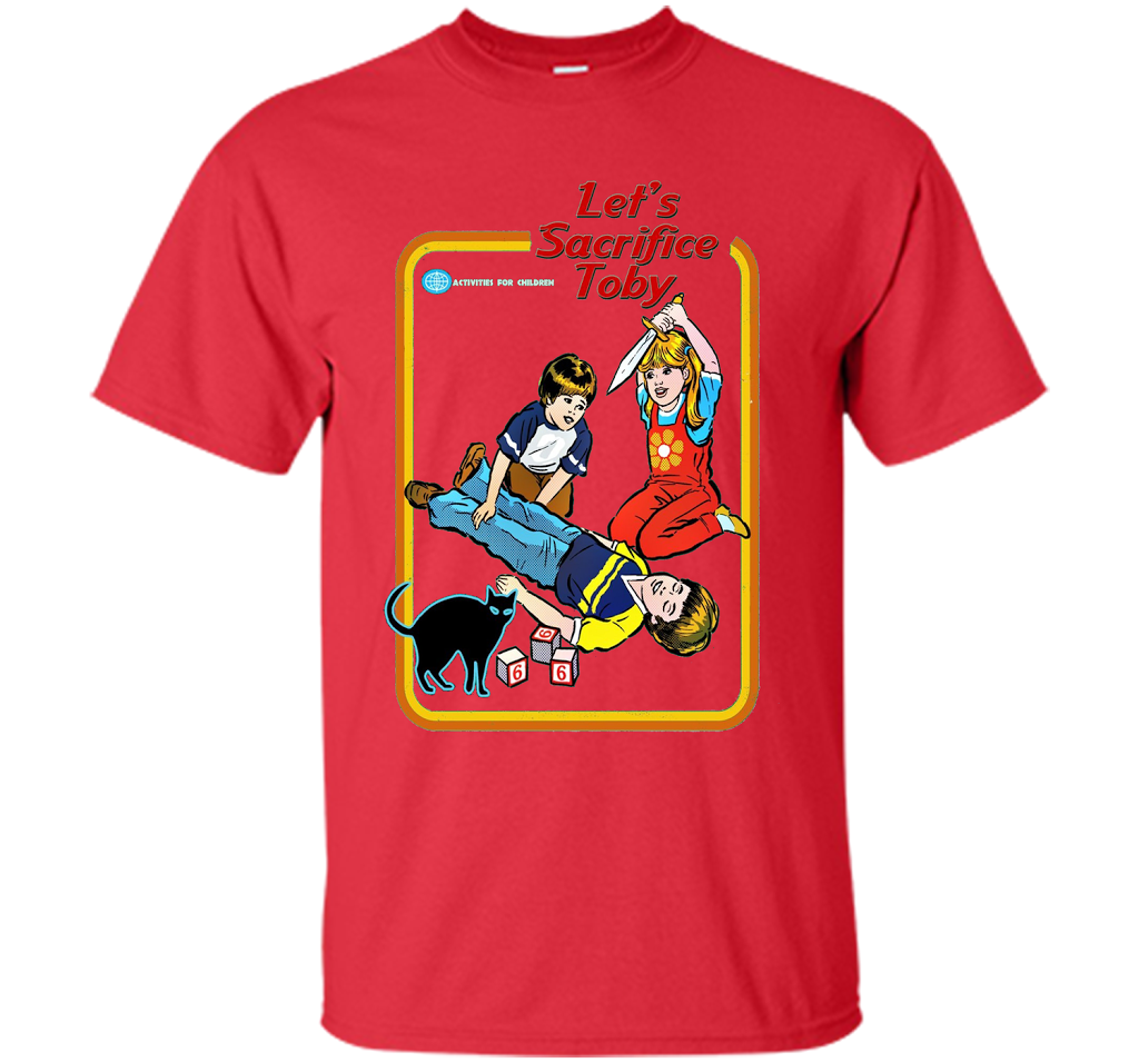 Let's Sacrifice Toby T-shirt Red