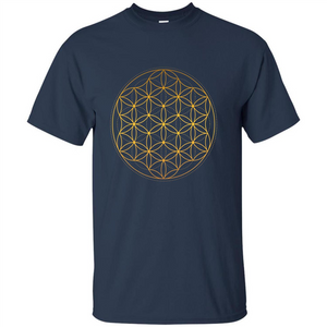 Beautiful Gold Sacred Geometry T-shirt