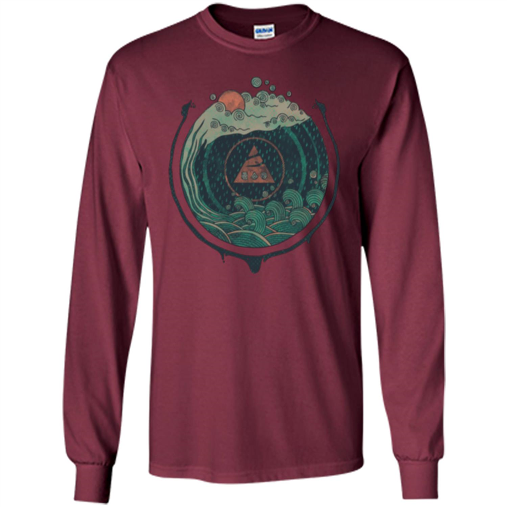 Water T-shirt Maroon