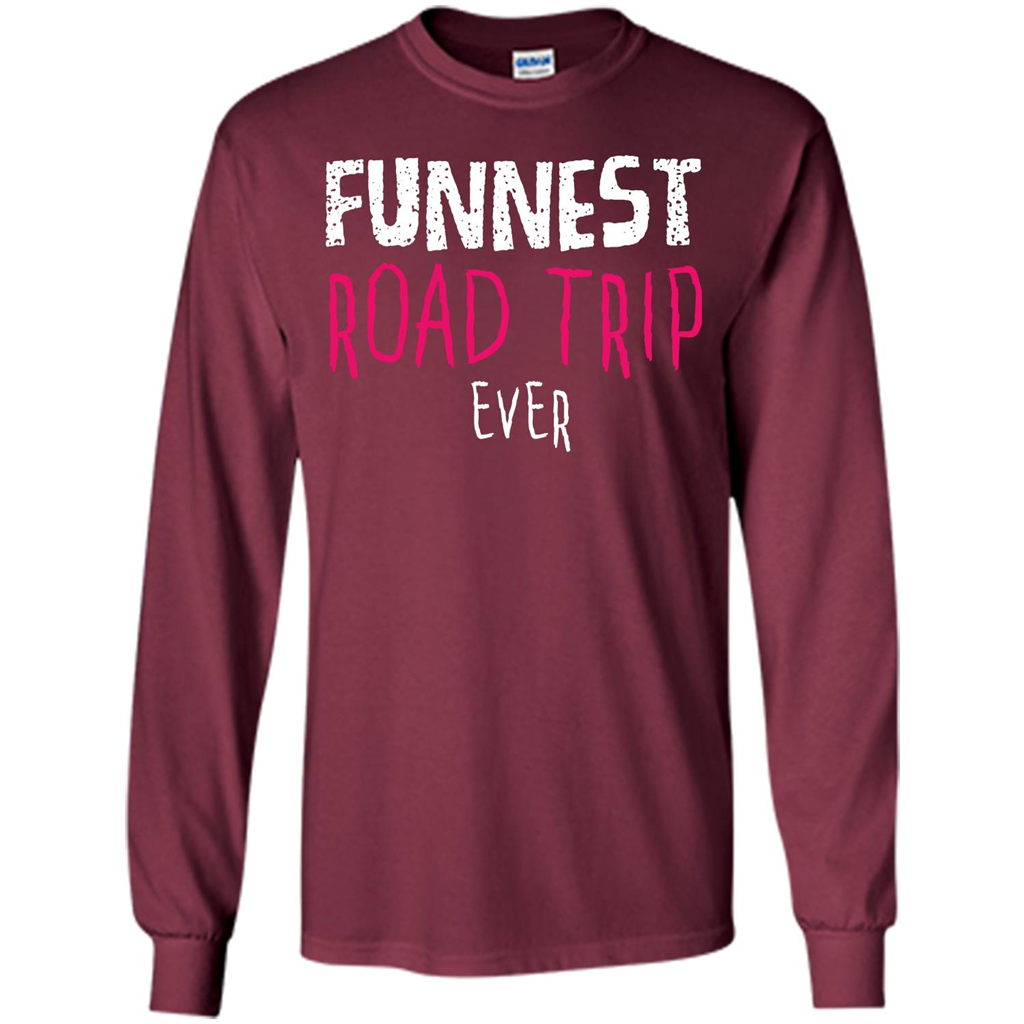Summer. Funnest Road Trip Ever T-shirt Maroon