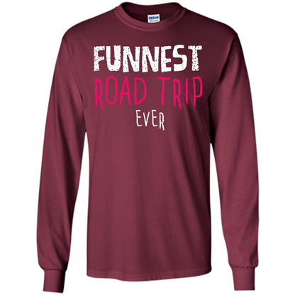 Summer. Funnest Road Trip Ever T-shirt Maroon