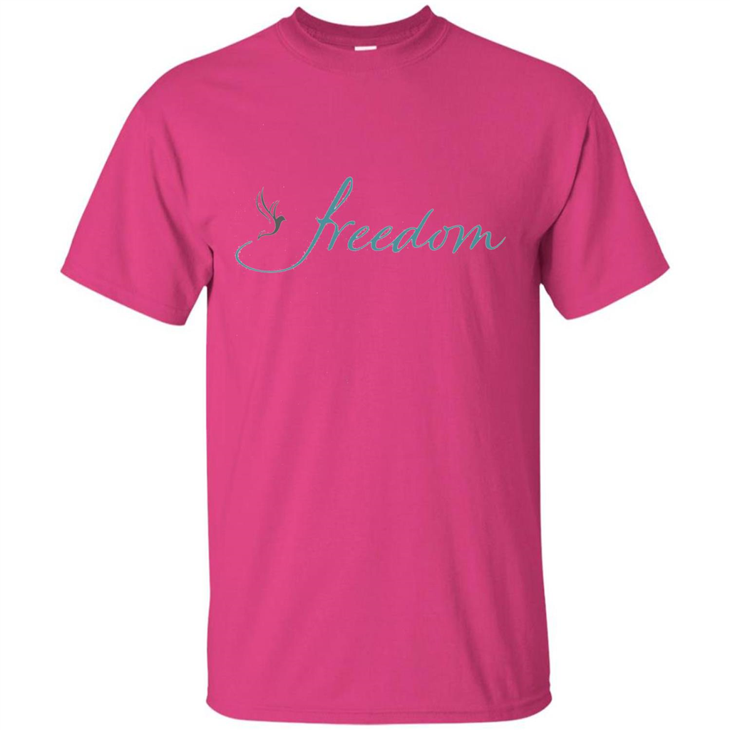 Freedom Dove T-shirt Heliconia