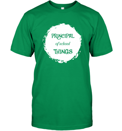 Principal Of School Things Shirt T-Shirt T-Shirt Irish Green