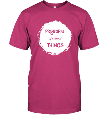 Principal Of School Things Shirt T-Shirt T-Shirt Heliconia