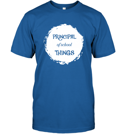 Principal Of School Things Shirt T-Shirt T-Shirt Royal