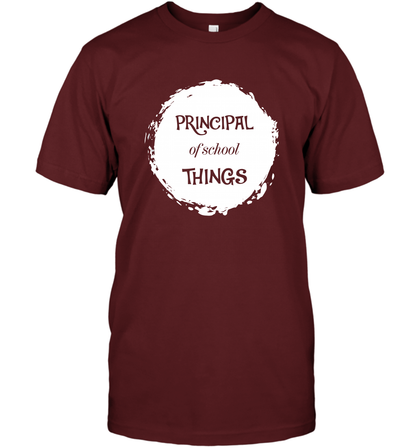Principal Of School Things Shirt T-Shirt T-Shirt Cardinal