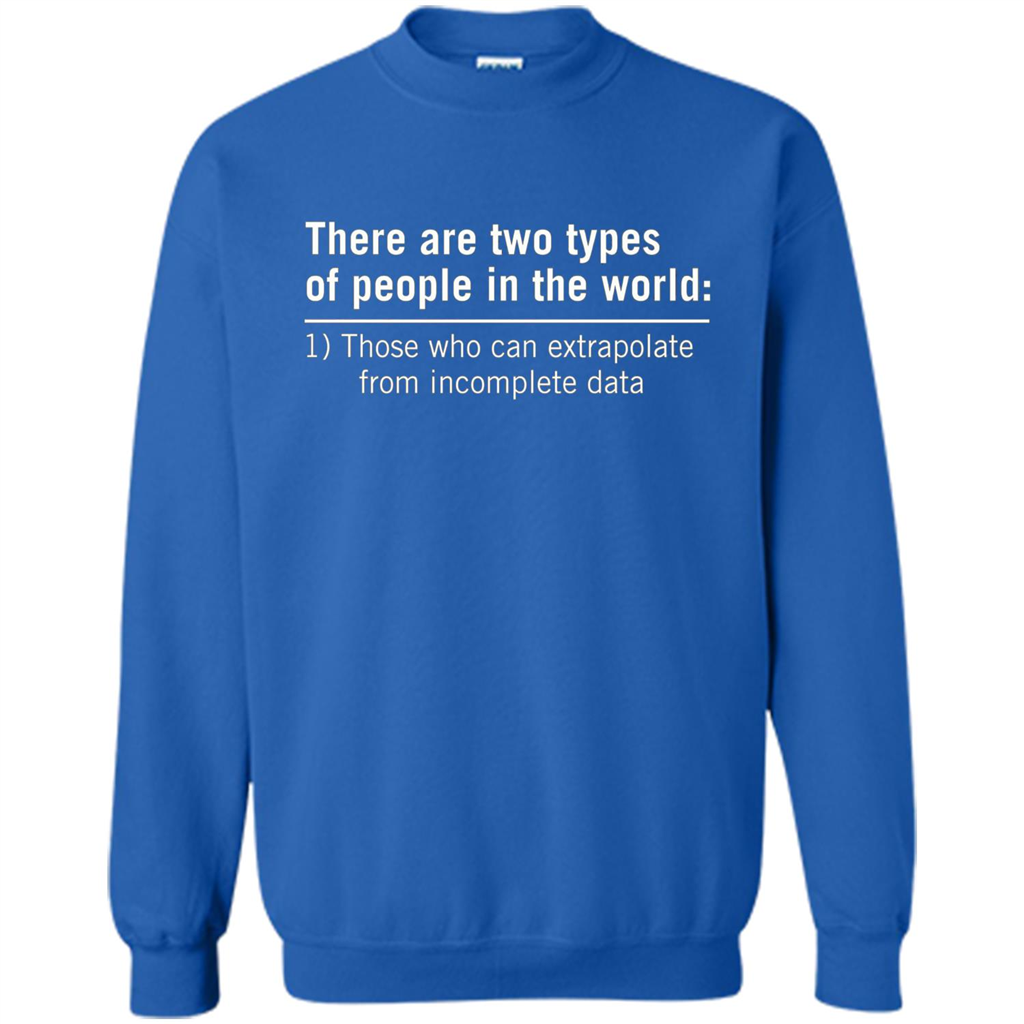 Funny T-shirt There Are Tow Types Of Pepple In The World Royal