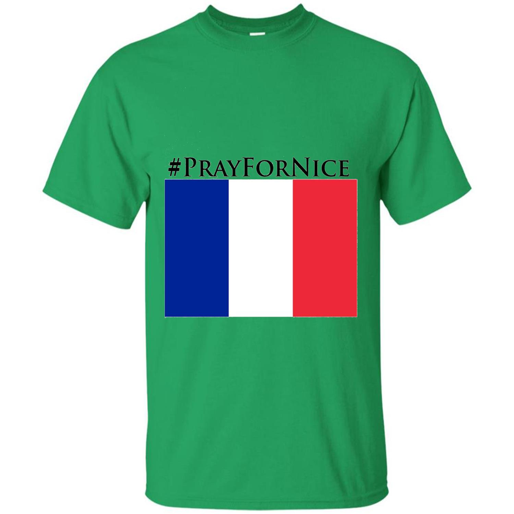 Pray For Nice T-shirt Irish Green
