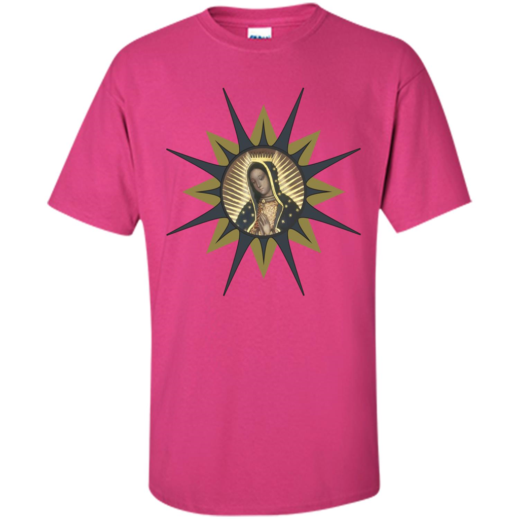 Virgen de Guadalupe T-shirt Heliconia