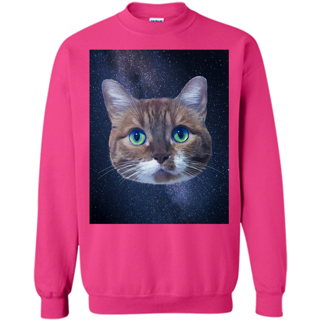 Galaxy Cat T-shirt Heliconia