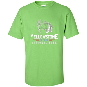 Yellowstone National Park Wyoming Buffalo T-shirt