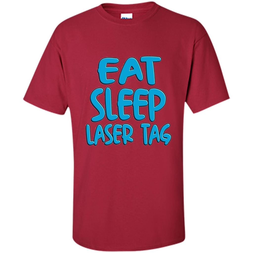 Eat Sleep Laser Tag T-shirt Cardinal
