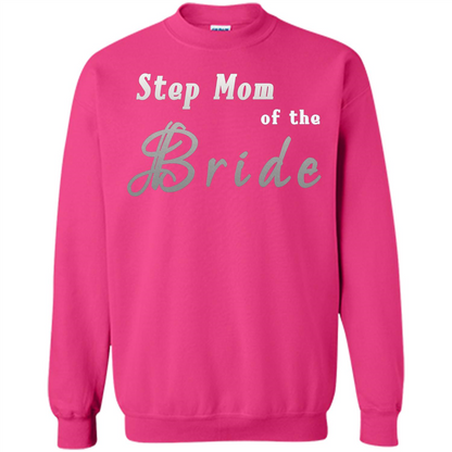Bride's Step Mom T-shirt - New Step Mother Of Bride Heliconia
