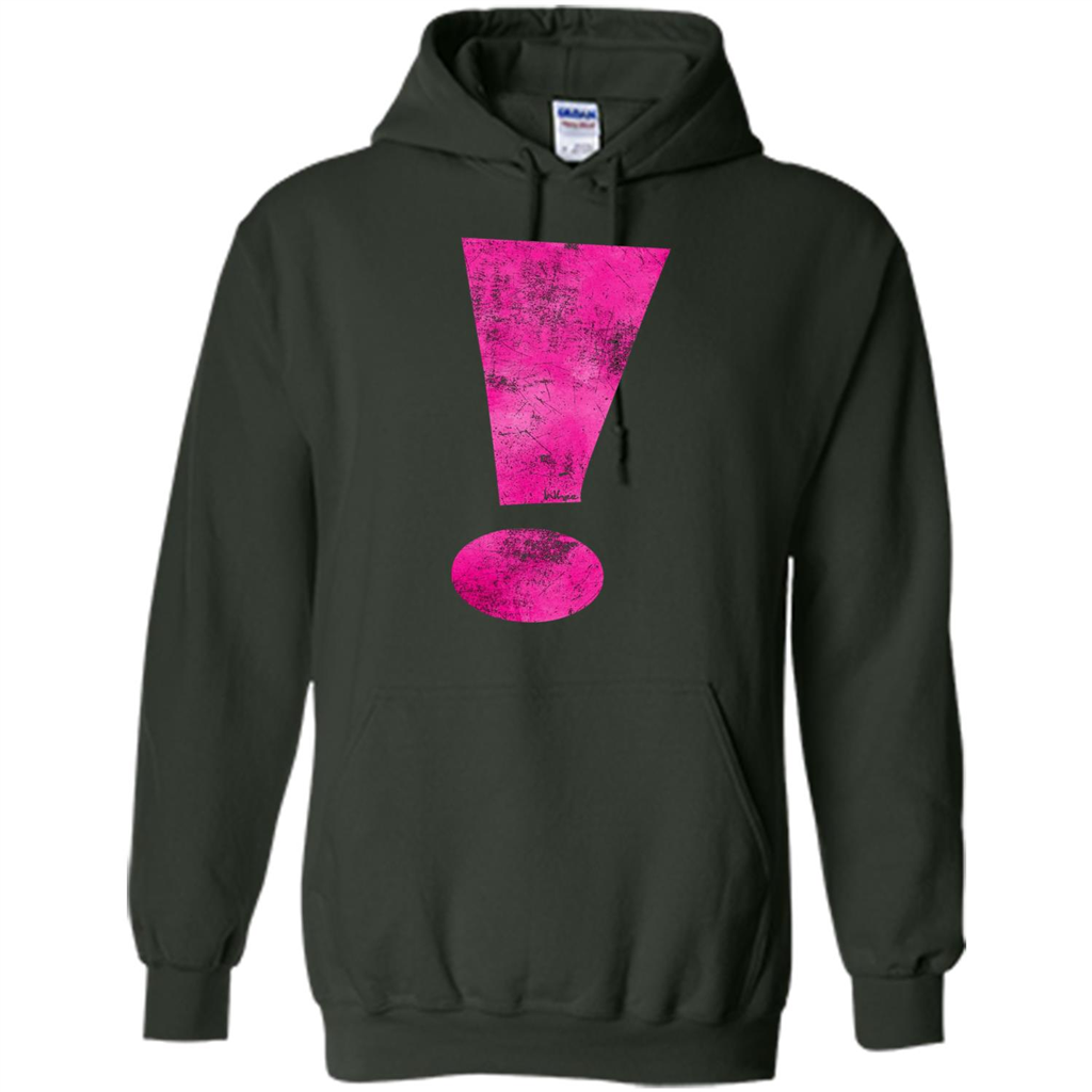 Exclamation Point Graphic T-shirt Forest Green