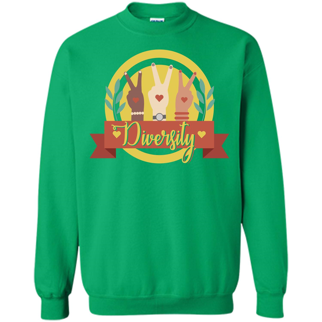 Diversity T-shirt Human Rights T-shirt Irish Green