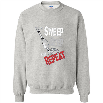 Metal Detector Gold Detecting Sweep Beep Repeat Funny T-shirt