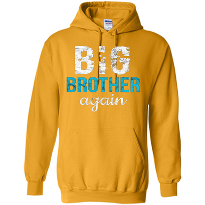 Big Brother Again Distressed T-shirt Gold