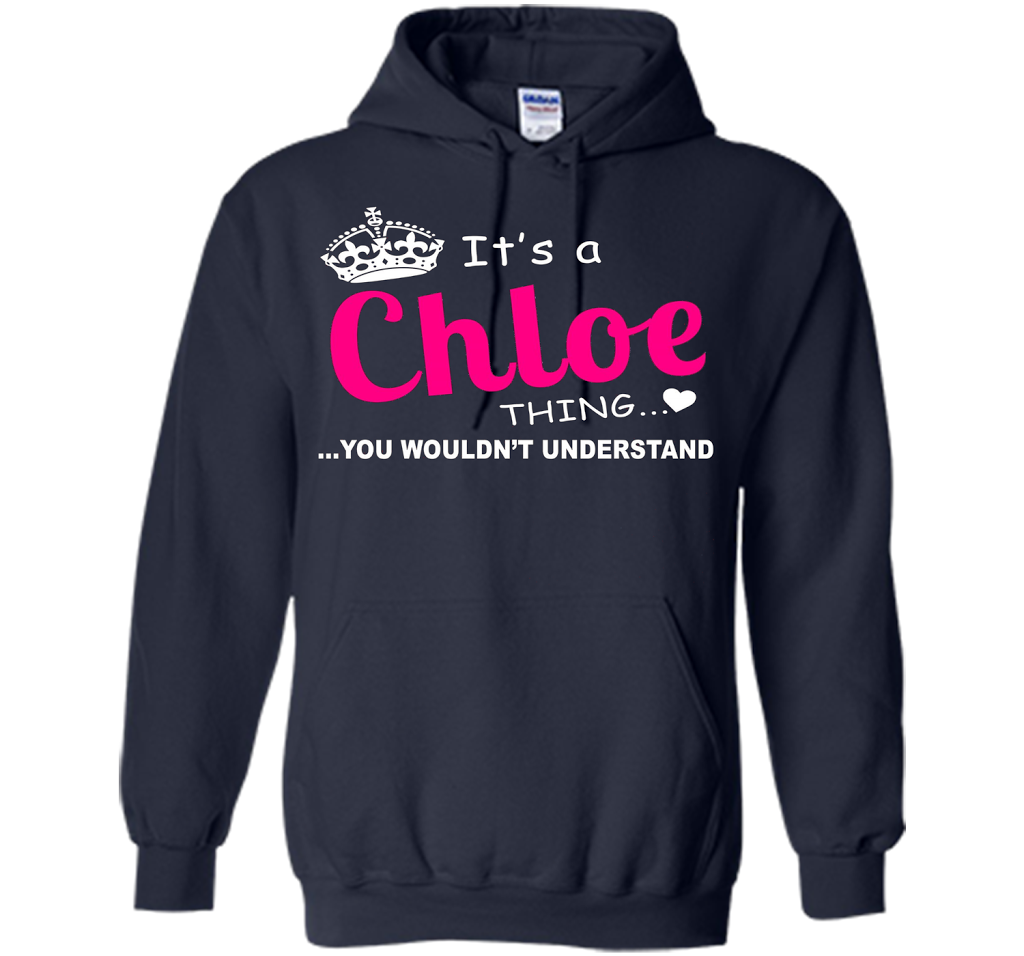Chloe You Wouldn't Understand Birthday T-shirt Navy