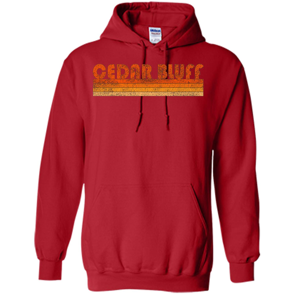Vintage Retro Cedar Bluff Alabama T-shirt Red