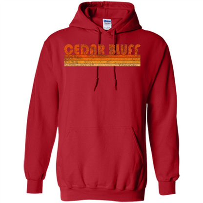 Vintage Retro Cedar Bluff Alabama T-shirt Red