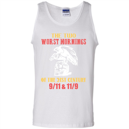 The Two Worst Mornings Of The 21st Century 9-11 and 11-9 T-shirt White