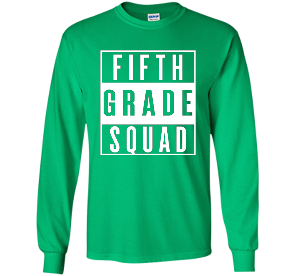 Fifth Grade Squad T-shirt Irish Green