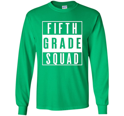 Fifth Grade Squad T-shirt Irish Green
