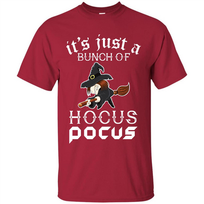 Movie T-shirt It’s Just A Bunch Of Hocus Pocus Cardinal