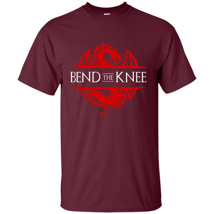 Bend The Knee T-shirt Maroon